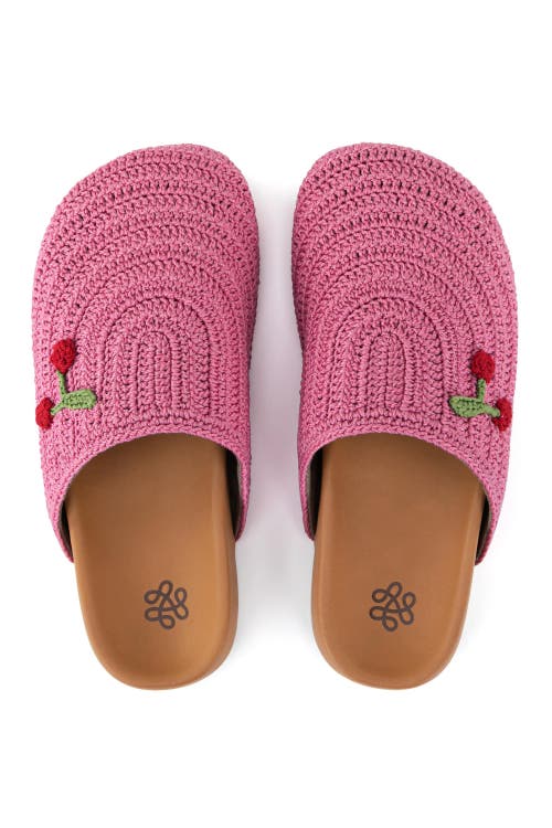 The Sak Bolinas Clog In Pink Cherries