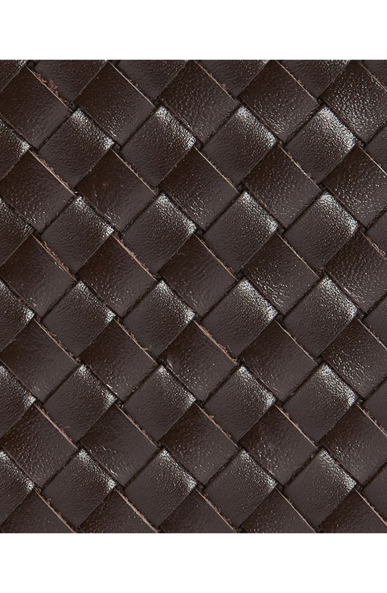 Barbour Farne RFID Woven Leather Bifold Wallet, Alternate, color, Brown