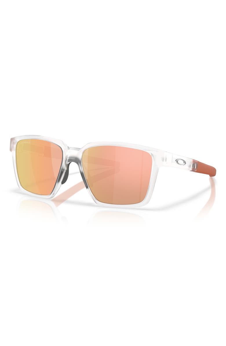 Oakley Actuator 57mm Prizm<sup>™</sup> Square Sunglasses, Alternate, color, Rose Gold