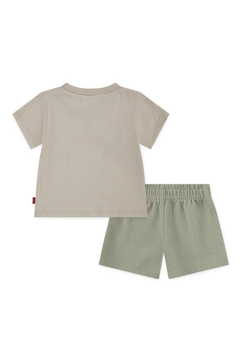 '73 Graphic T-Shirt & Shorts Set, Alternate, color, OATMEAL