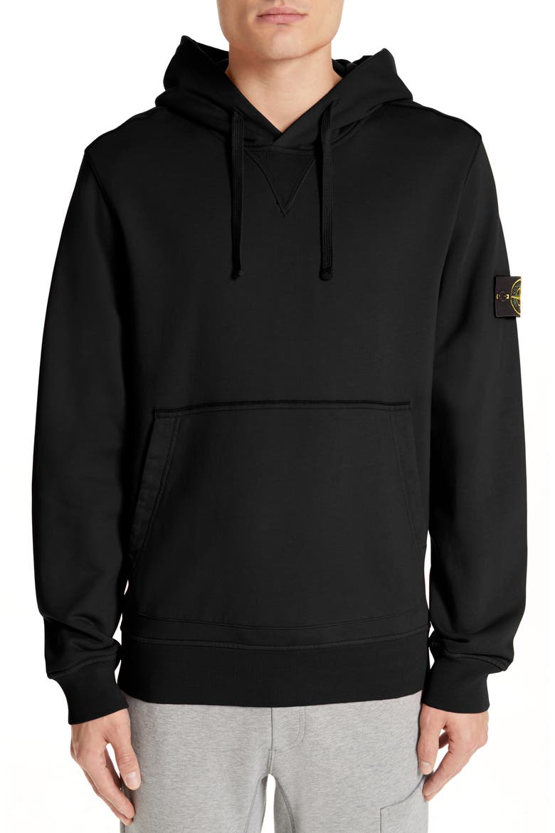 Pullover Hoodie, Main, color, BLACK