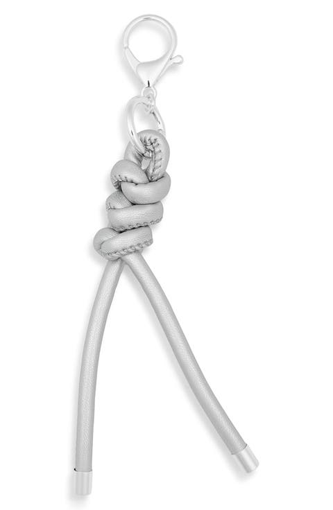 Faux Leather Knot Bag Charm