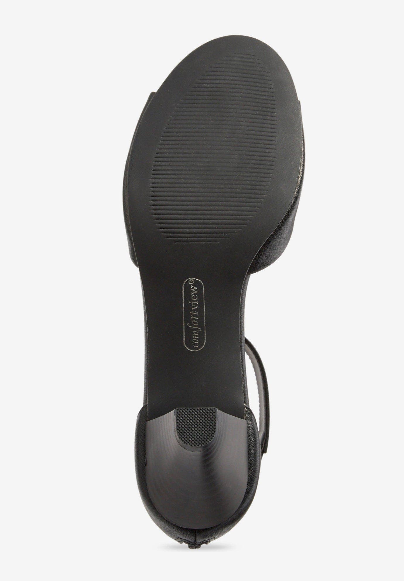 Comfortview The Fallon Sandal, Alternate, color, Black