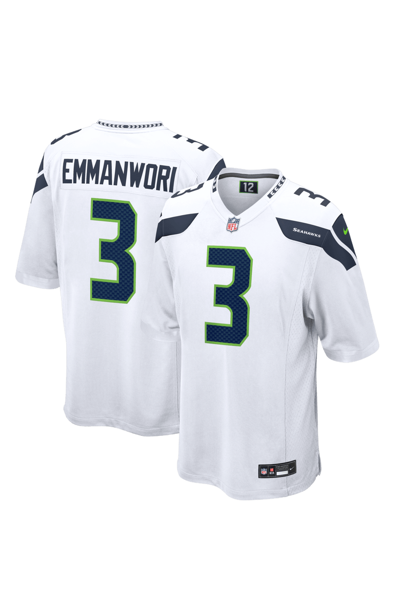 Nike Men's Nike Nick Emmanwori White Seattle Seahawks Game Jersey, Main, color, White