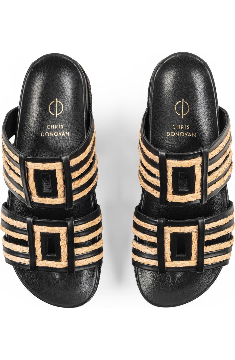 Chris Donovan Footwear Sunny Sandal, Alternate, color, Black