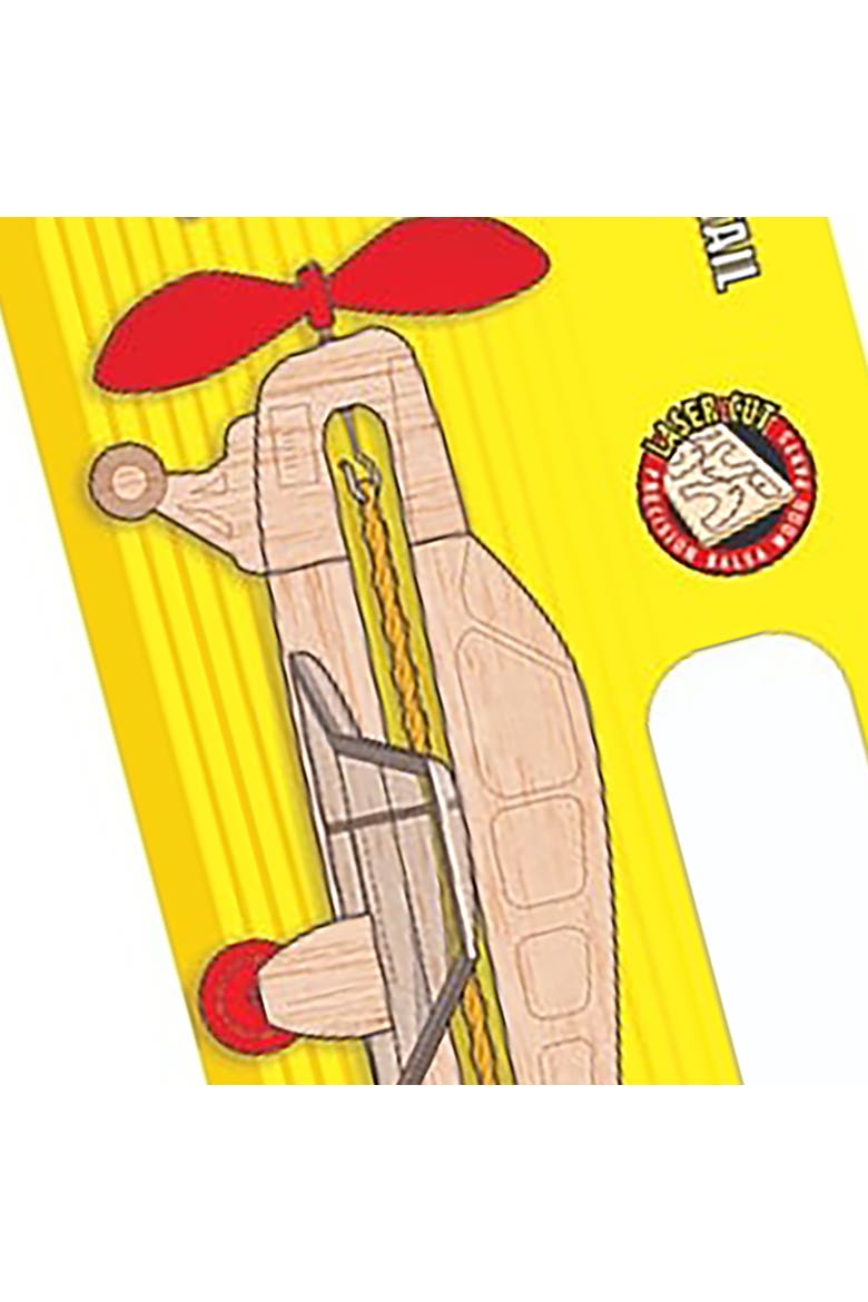 Build N Fly Mini Model Kit, V-Tail, Diy Rubber Band Airplane Craft, Alternate, color, Multicolored