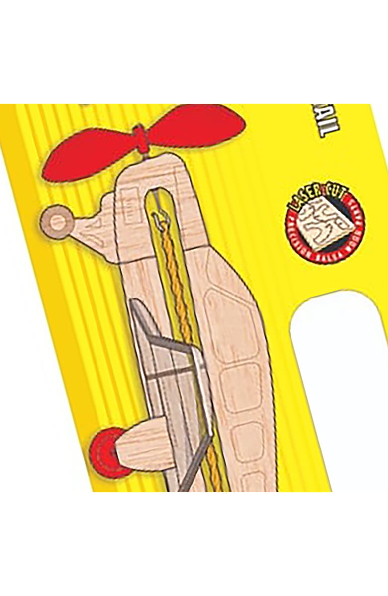 Guillow's Build N Fly Mini Model Kit, V-Tail, Diy Rubber Band Airplane Craft, Alternate, color, Multicolored