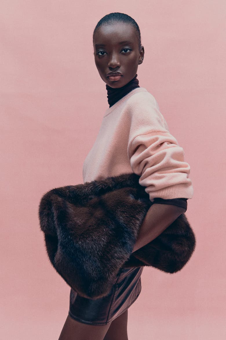 Oversized Jumper, Alternate, color, Powder pink