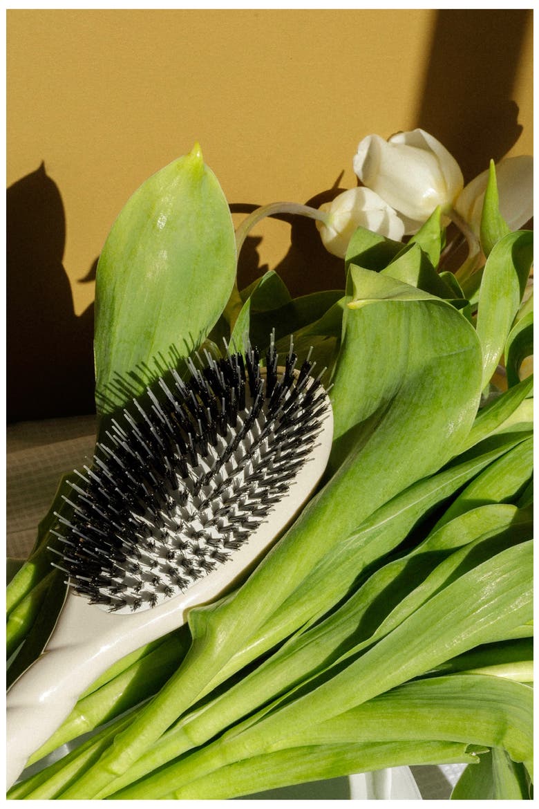 N.02 The Large Care & Detangling Hairbrush, Alternate, color, CREAMY WHITE