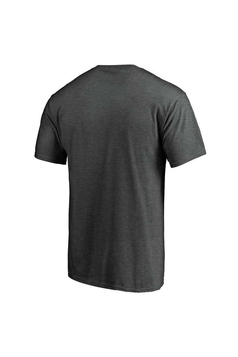 Men's Fanatics Branded Heathered Charcoal Houston Texans Logo Big & Tall Victory Arch T-Shirt, Alternate, color, Heather Charcoal