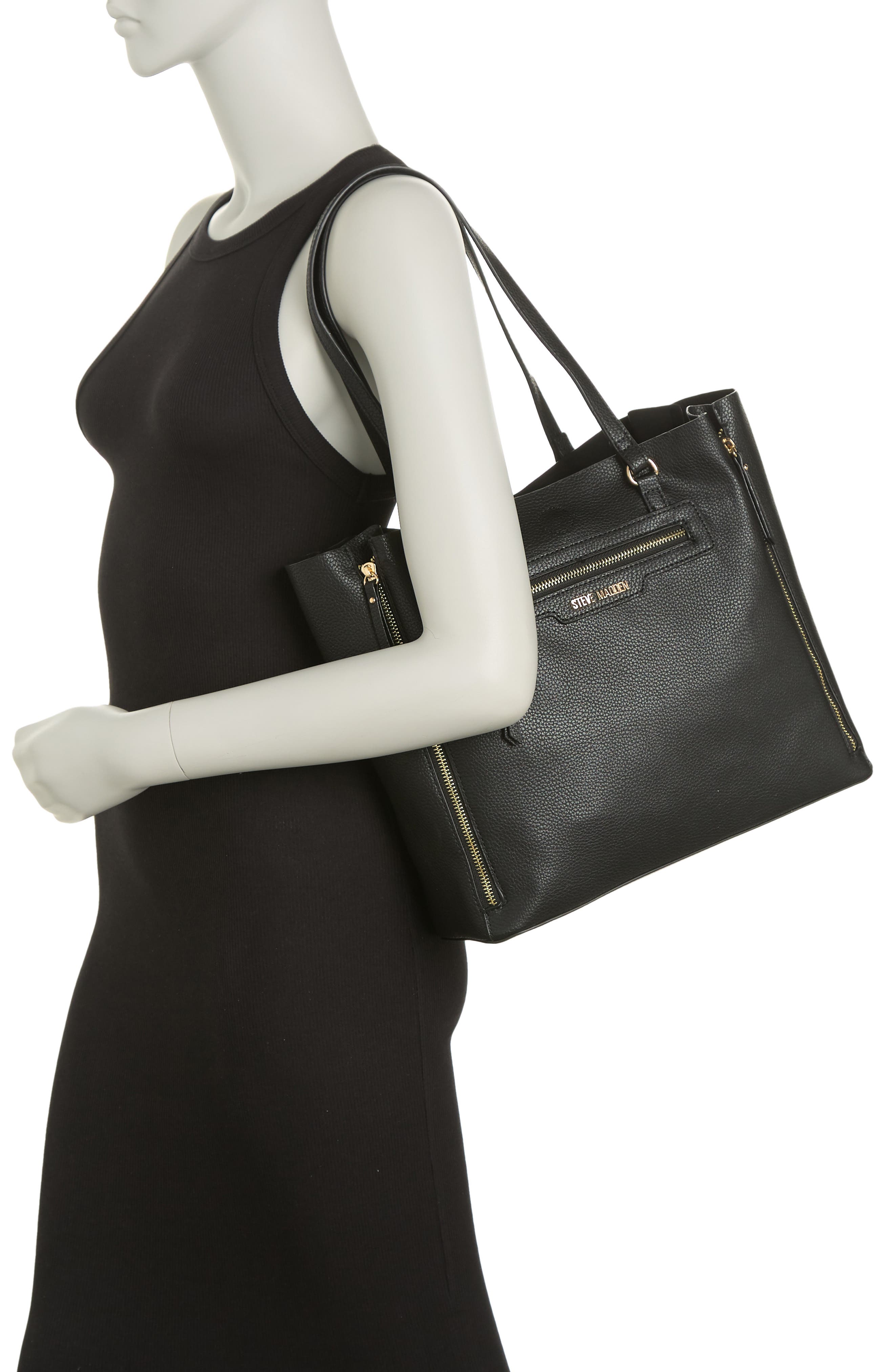 Steve Madden B Terra Unlined Tote with Zip Pouch, Alternate, color, 
