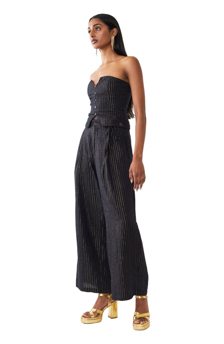 Eddy Michelle Top, Alternate, color, Black Lurex Stripe