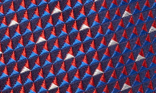 Ted Baker Geary Mini Geometric Silk Tie In Purple