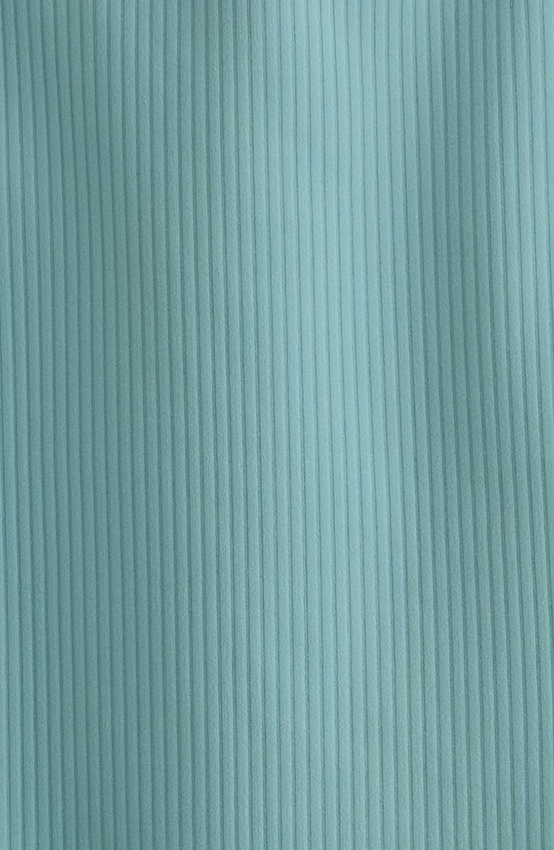 Zella Girl Kids' Rhythym Rib Tank & Shorts Set, Alternate, color, Teal Aquifer