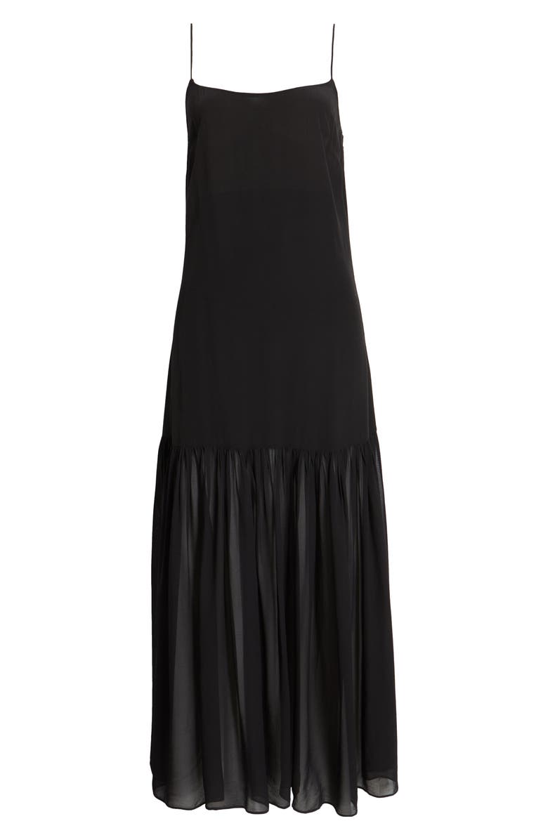 Rails Chandra Sleeveless Ruffle Hem Maxi Dress, Alternate, color, Black