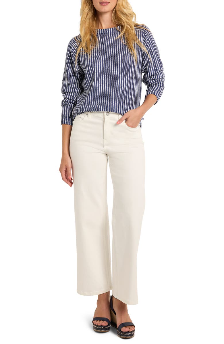 NIC+ZOE Zigzag Blues Top, Alternate, color, Blue Multi