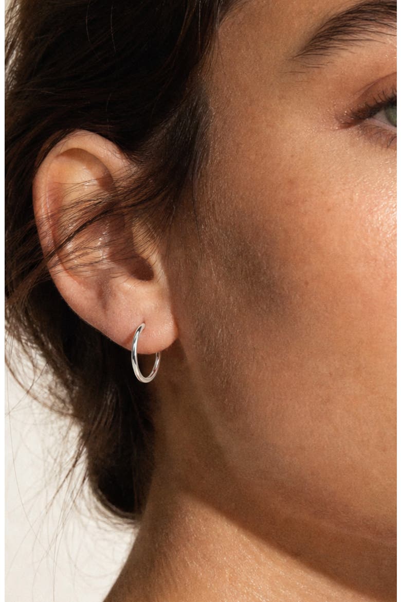 2-Tone Endless Earrings, Alternate, color, TWO TONE