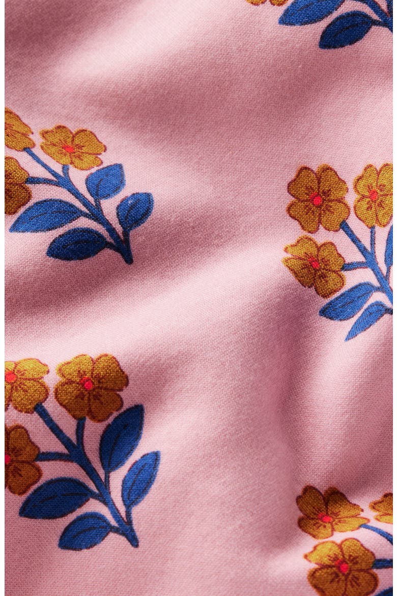 Kids' Floral Print Cotton Hoodie, Alternate, color, FORMICA PINK WOODBLOCK FLOWER