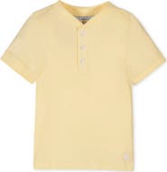 Hope & Henry Kids' Organic Short Sleeve Henley Tee