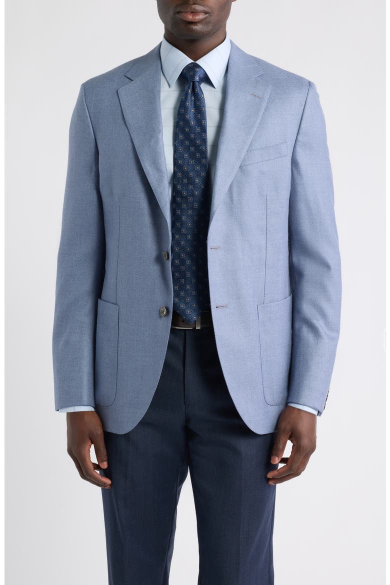 Highland Wool & Cashmere Sport Coat, Main, color, LIGHT BLUE