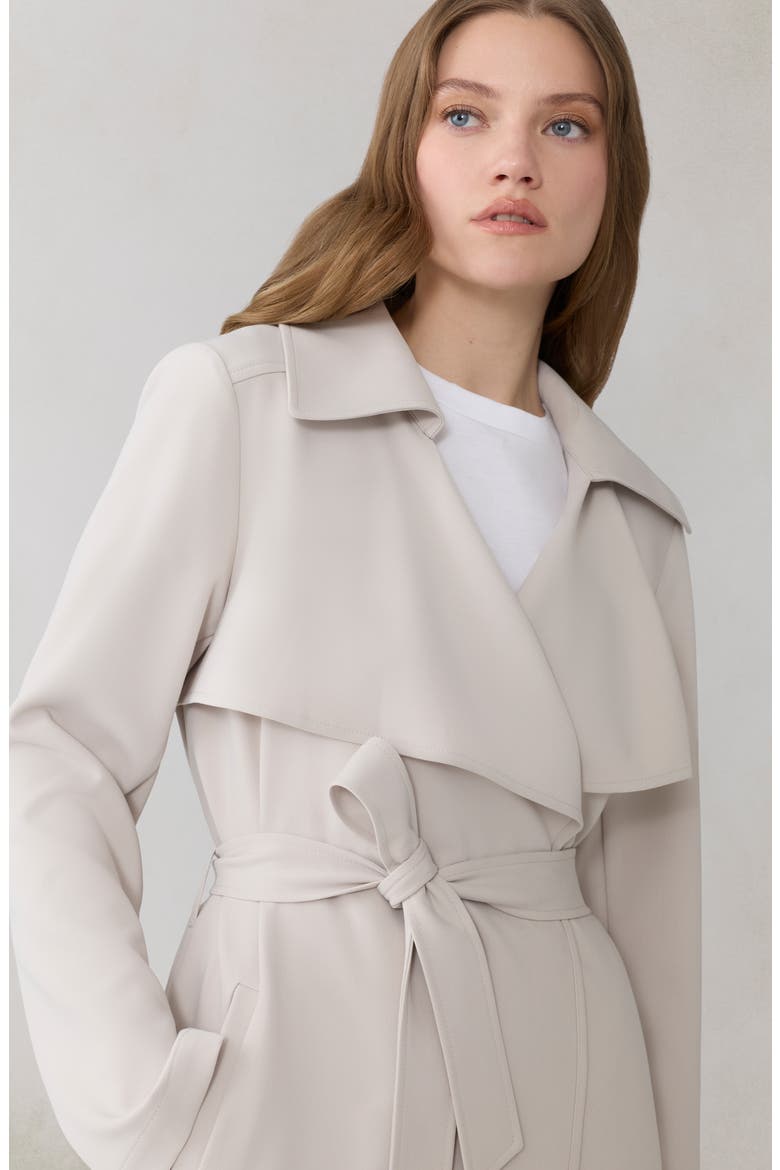 Dimitra Trench Coat, Alternate, color, LIGHT OAK