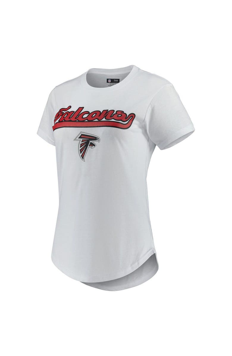 CONCEPTS SPORT Women's Concepts Sport White/Charcoal Atlanta Falcons Sonata T-Shirt & Leggings Sleep Set, Alternate, color, White