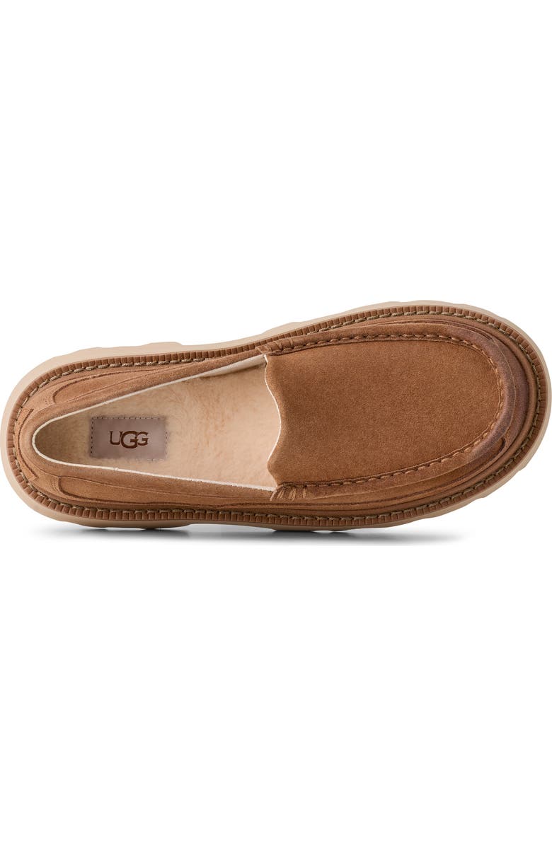 UGG<sup
®</sup
Ascot Lug Loafer, Alternate, color, Chestnut