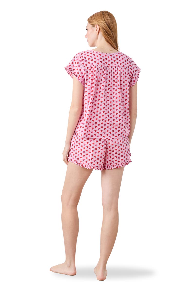 Printfresh Pintuck Short Set, Alternate, color, Pink Macaron