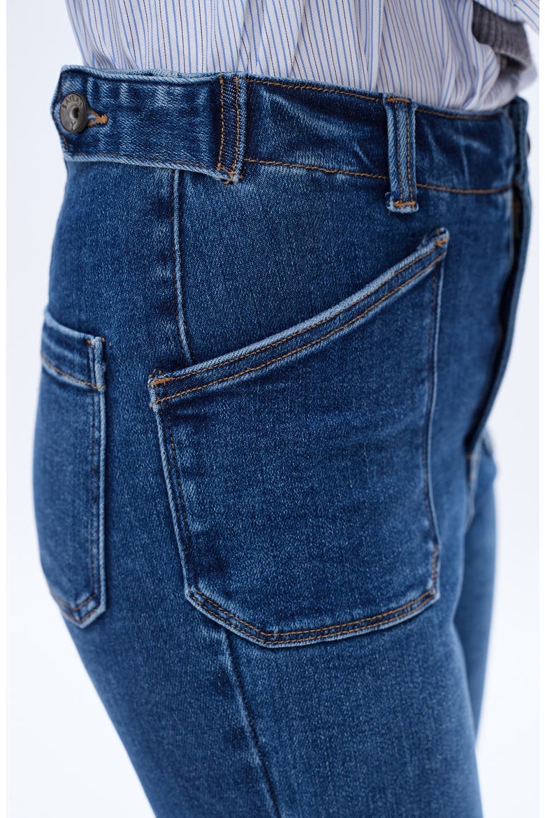 High Waist Flare Jeans, Alternate, color, STARLIGHT