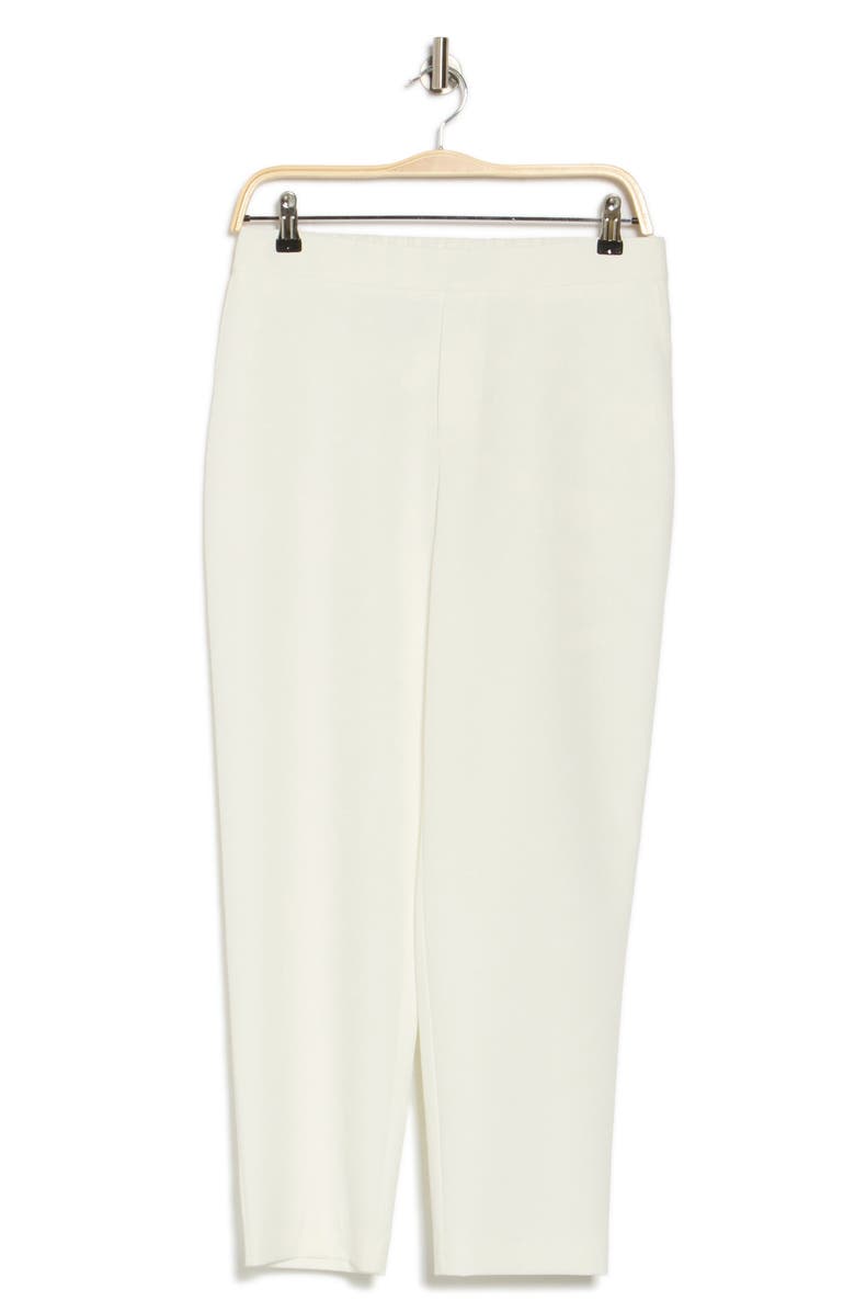 Gemma + Jane Effortless Crop Straight Leg Pants, Alternate, color, Off White