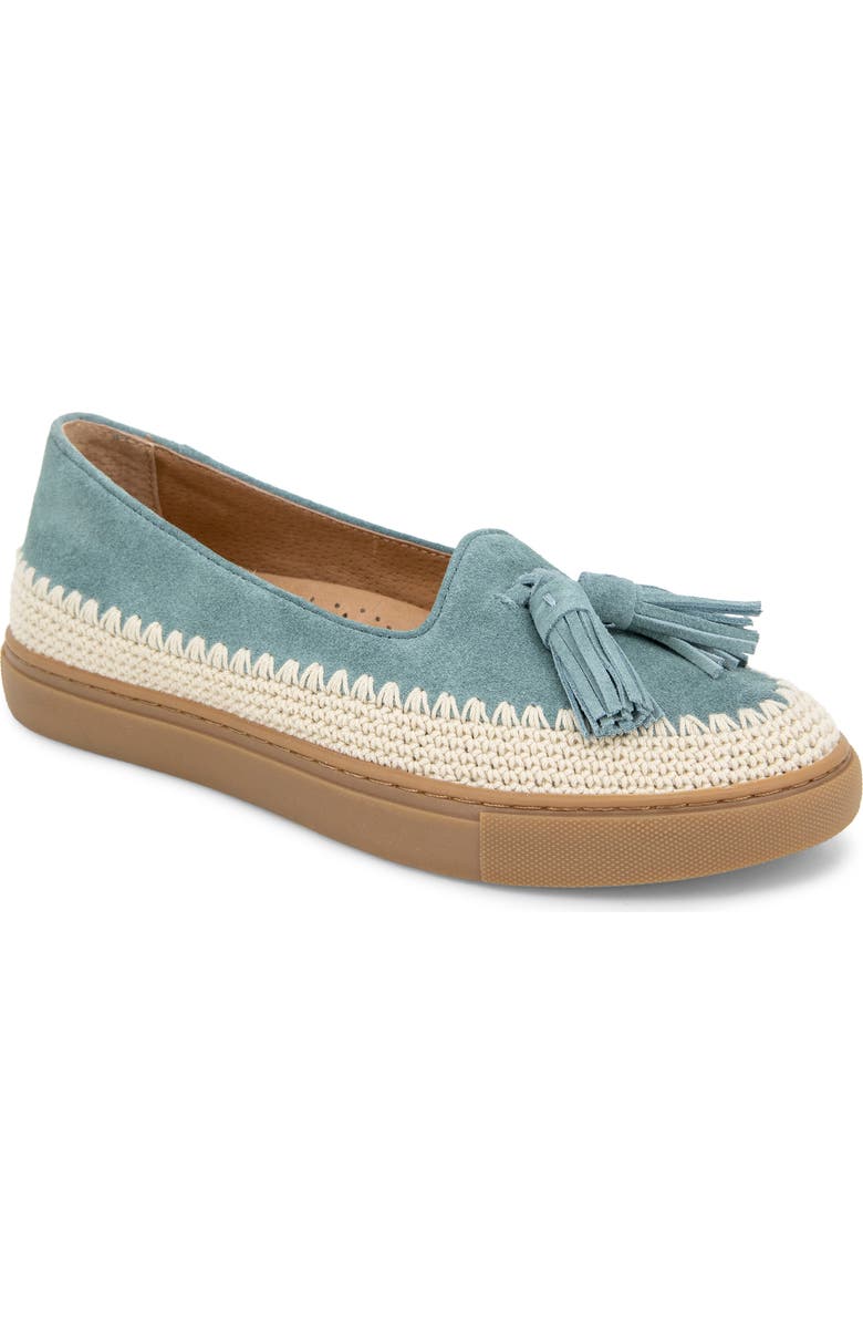 Gentle Souls Citrus Slip-On Sneaker, Main, color, Light Blue Suede