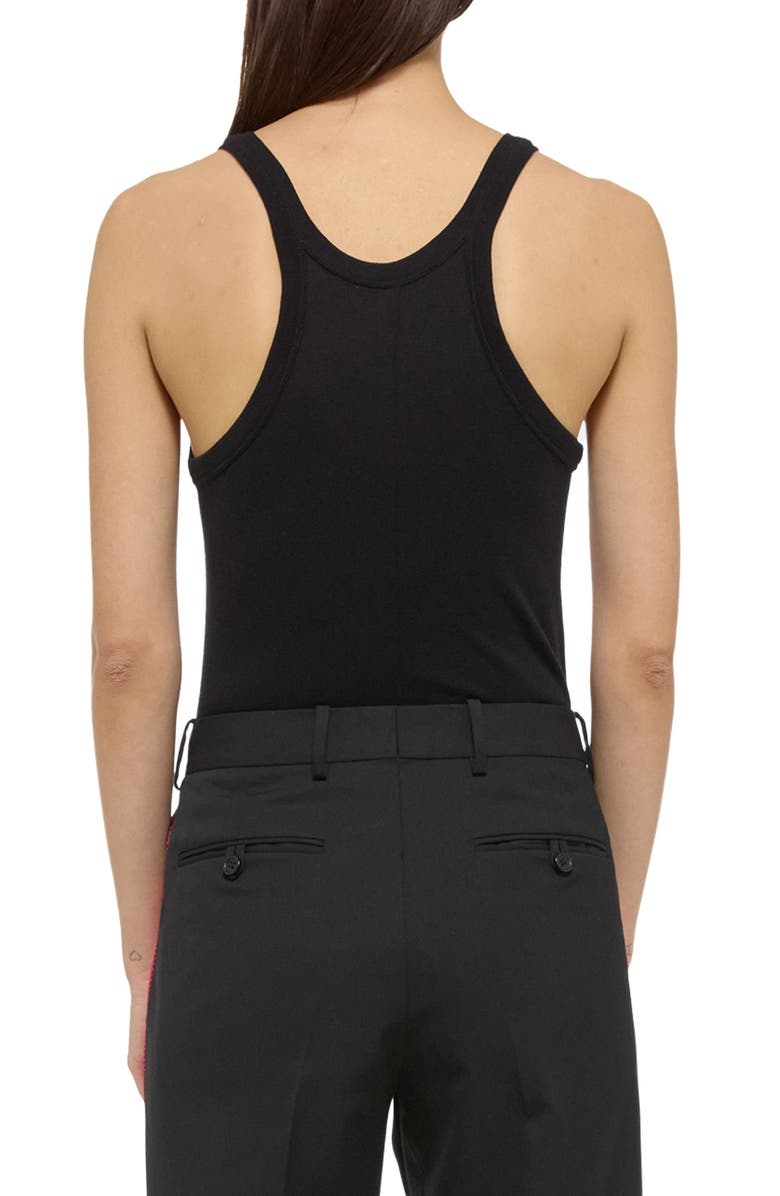 Helmut Lang Pima Cotton & Modal Rib Tank, Alternate, color,