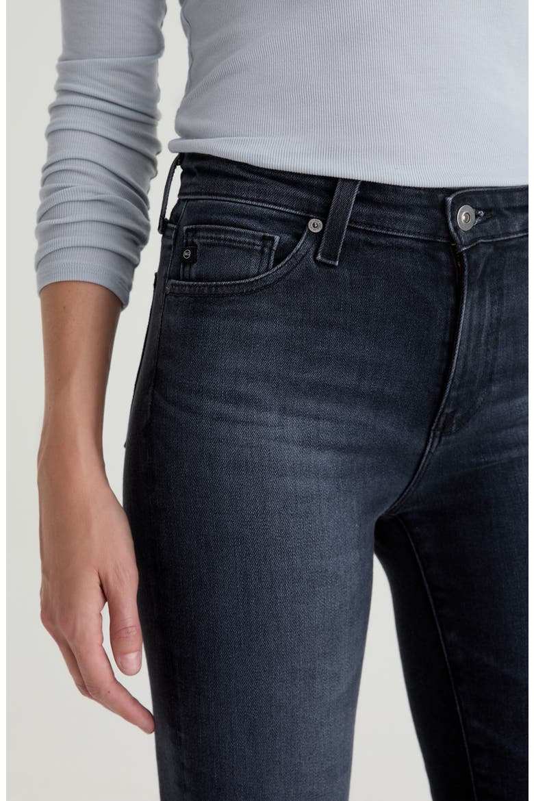Mari Mid Rise Slim Straight Leg Jeans, Alternate, color, GLITCH