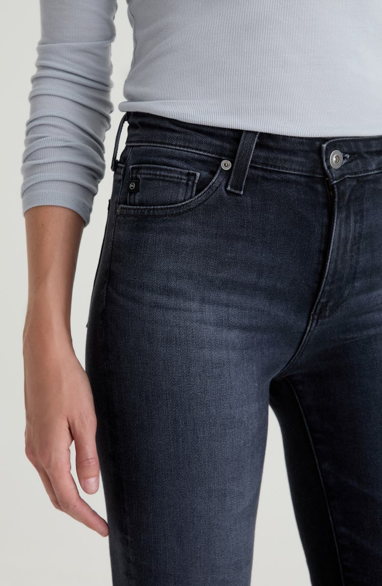 AG Mari Mid Rise Slim Straight Leg Jeans, Alternate, color, Glitch