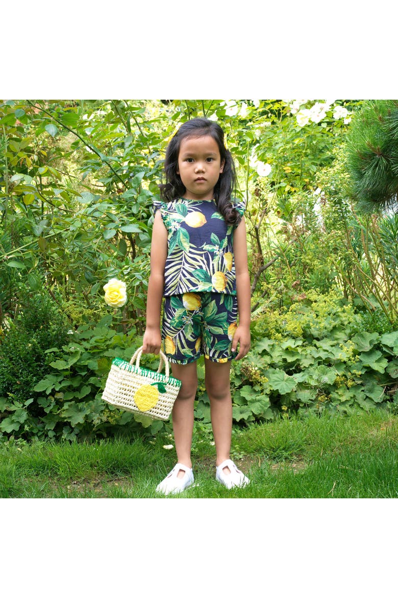 Lemon Ruffle Set, Alternate, color, Navy