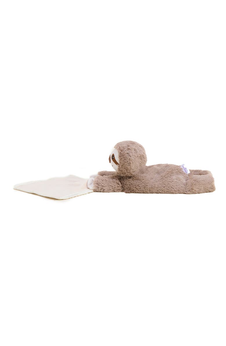 Warmies Sloth Blanket Plush Toy, Alternate, color, Medium Brown