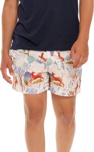 The Lazy Poet Ben Equus Linen Sleep Shorts