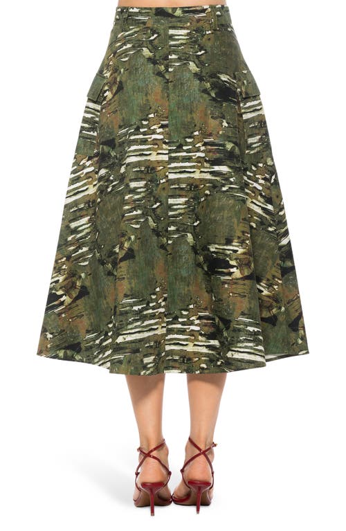 ALEXIA ADMOR ALEXIA ADMOR AVERY CARGO MIDI SKIRT 