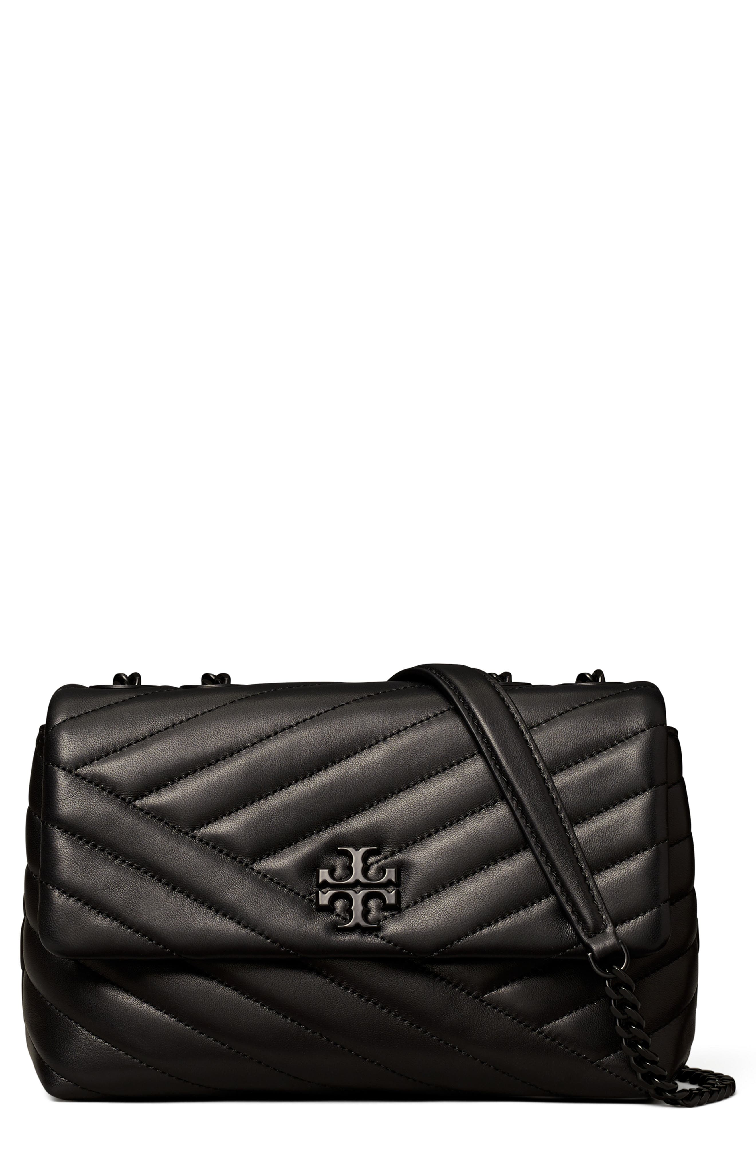 Tory Burch Kira Chevron Quilted Leather Crossbody Bag, Main, color, 