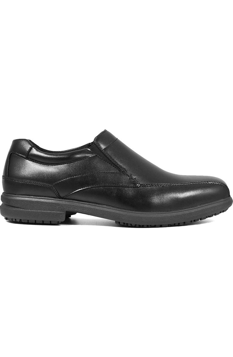 NUNN BUSH Sanford Slip-Resistant Slip-On Work Loafer - Wide Width Available, Alternate, color, Black