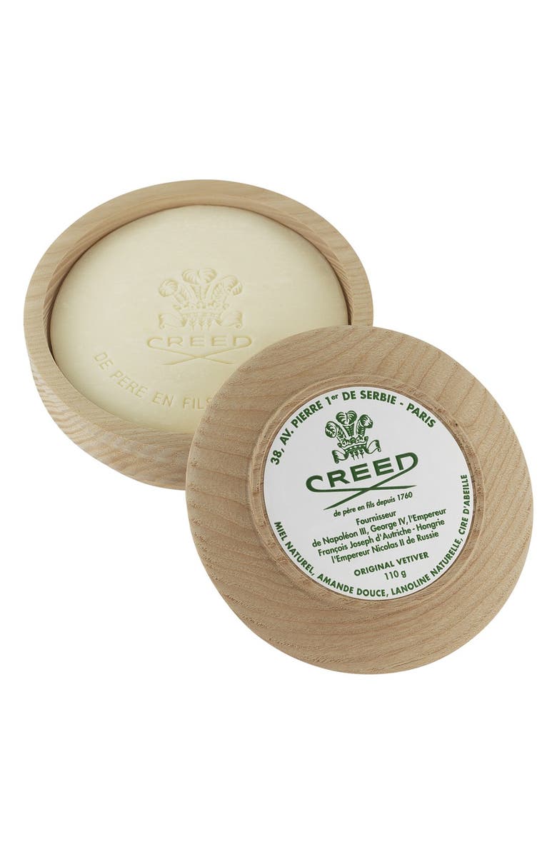 Creed 'Original Vetiver' Shaving Soap & Bowl, Main, color, 