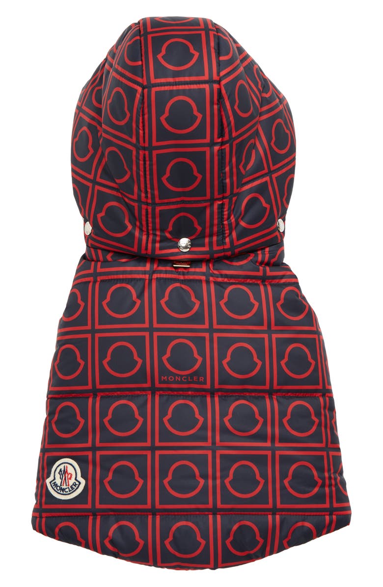 Moncler Genius Moncler Hooded Reversible Puffer Dog Vest, Alternate, color,