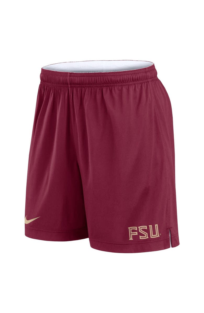 Nike Men's Nike White/Garnet Florida State Seminoles Primetime Reversible Performance Shorts, Alternate, color, 