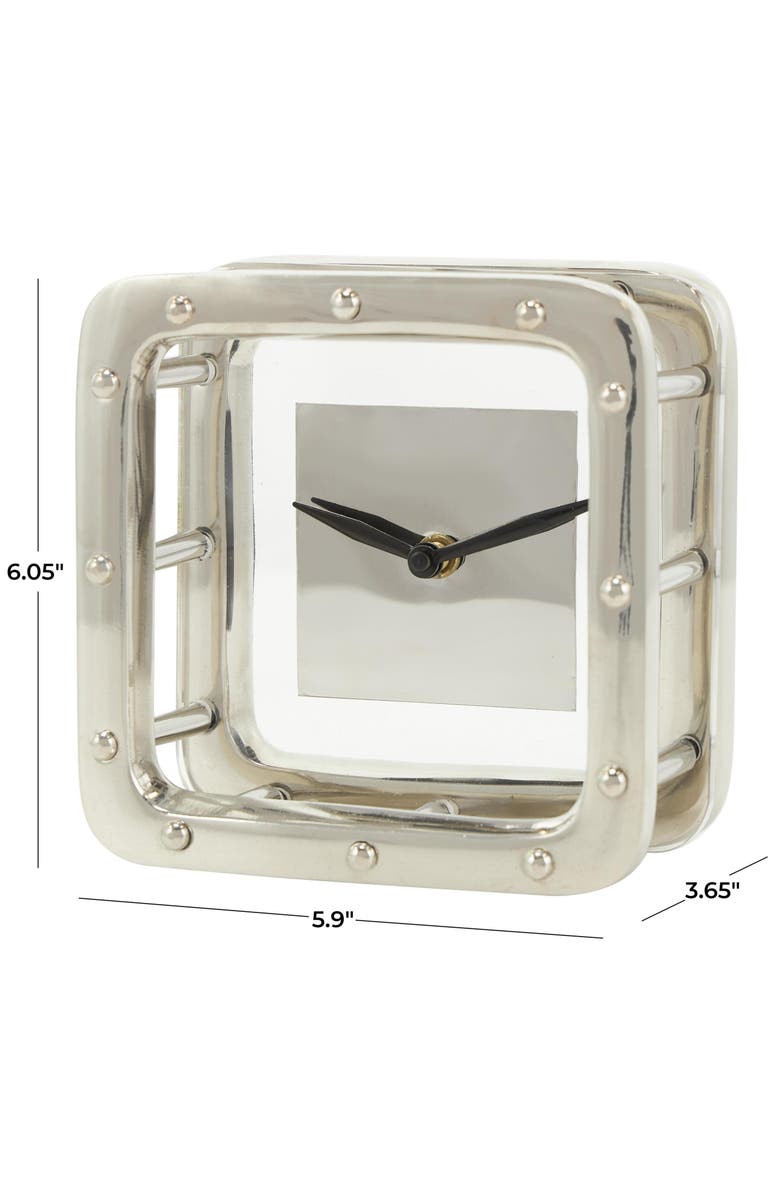 UMA Contemporary Square Desk Clock, Alternate, color, 