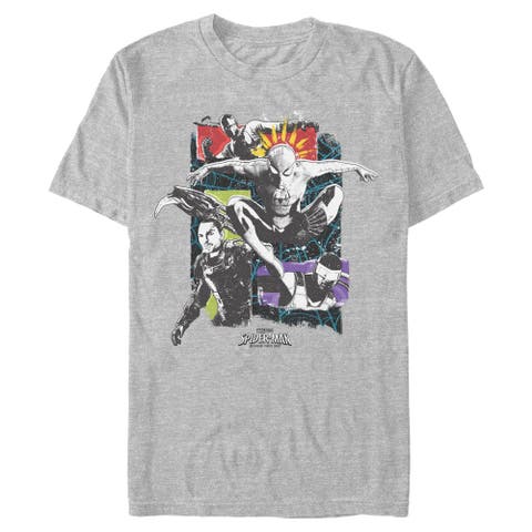 Men's Spider-Man Brand New Day Action Poses Collage  Graphic T-Shirt