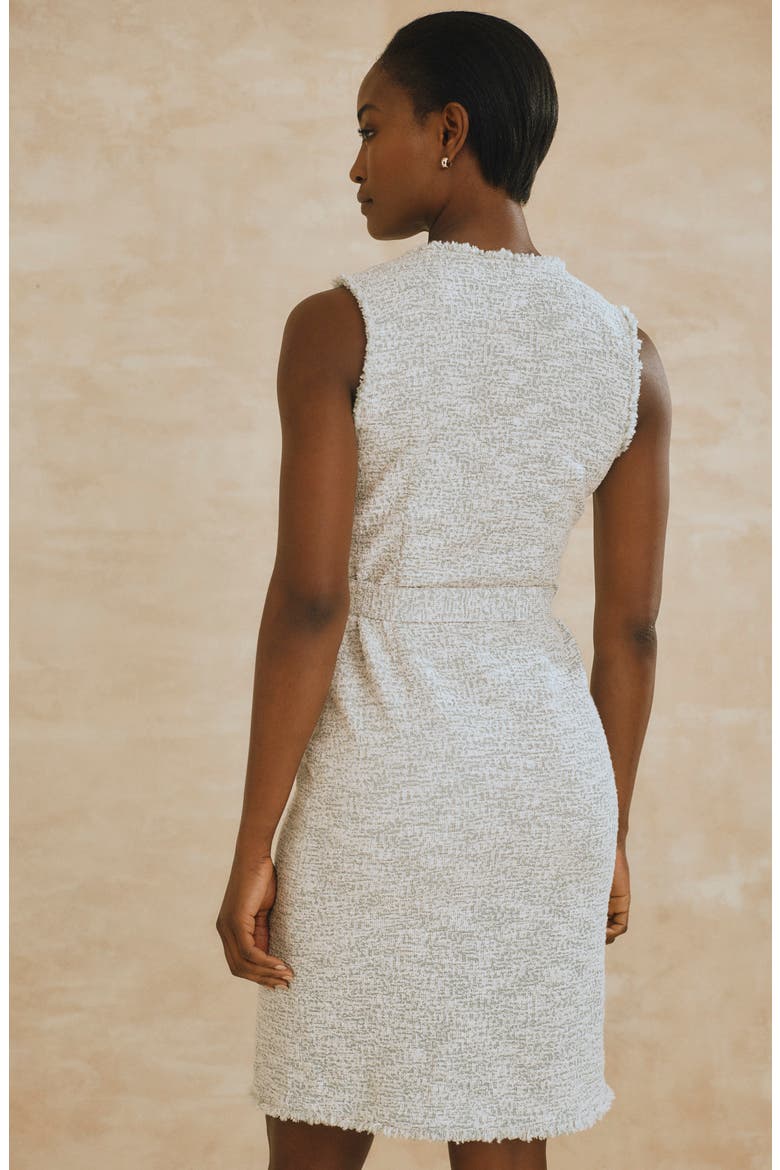 Wynona Sleeveless Button Front Dress, Alternate, color, FADED GREEN