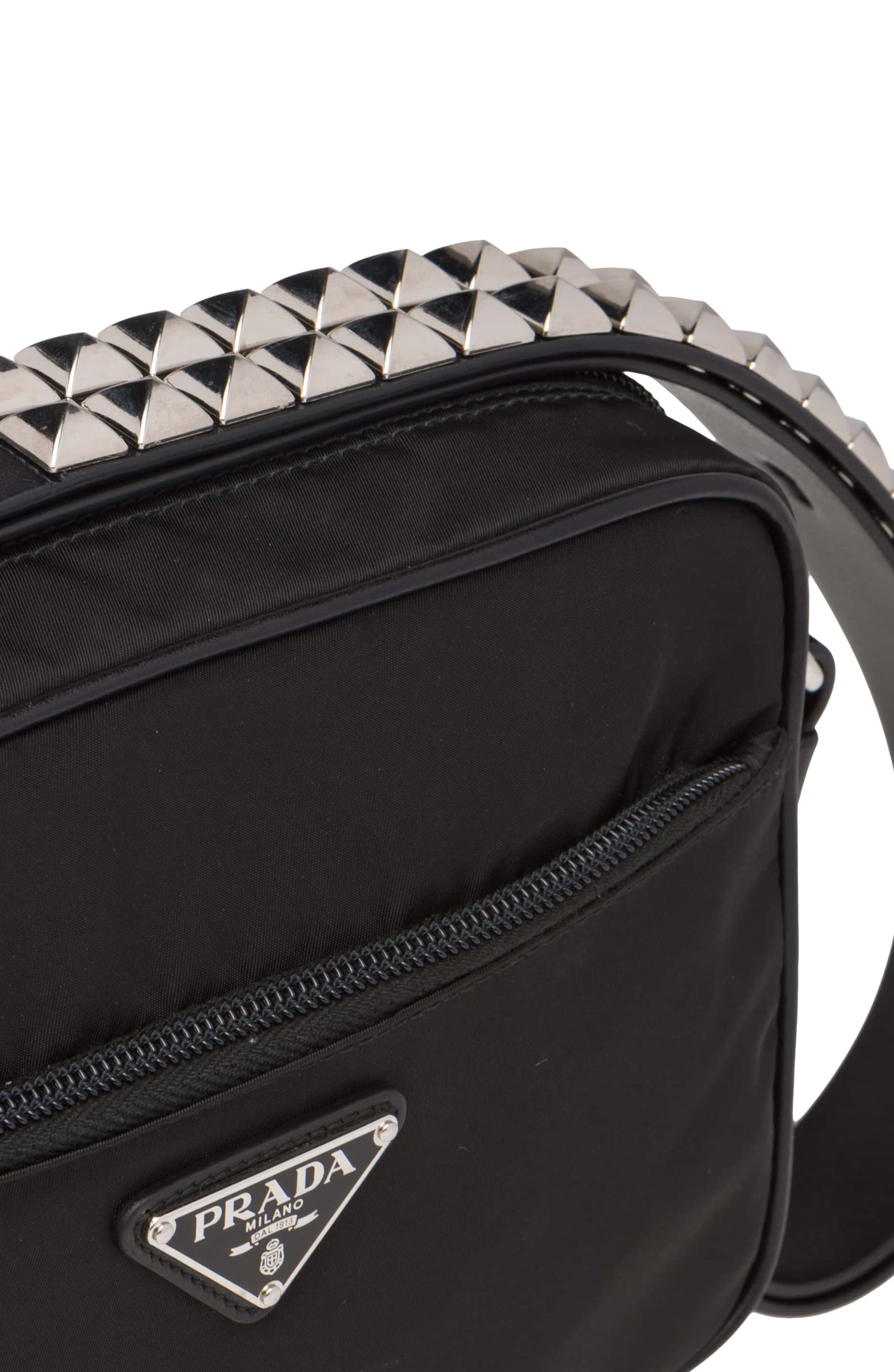 Prada Small Nylon Camera Bag, Alternate, color, 