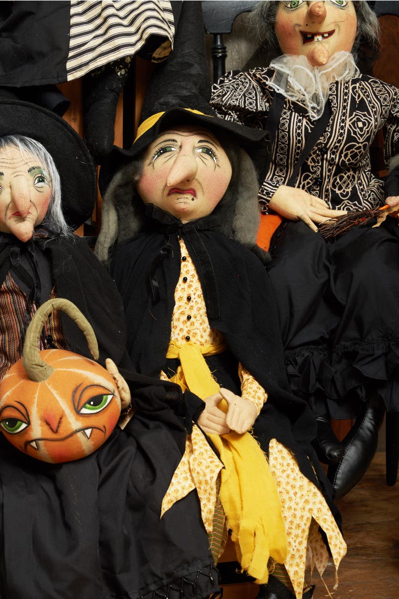 Rochelle Halloween Joe Spencer Gathered Traditions Figurine, Alternate, color, Black