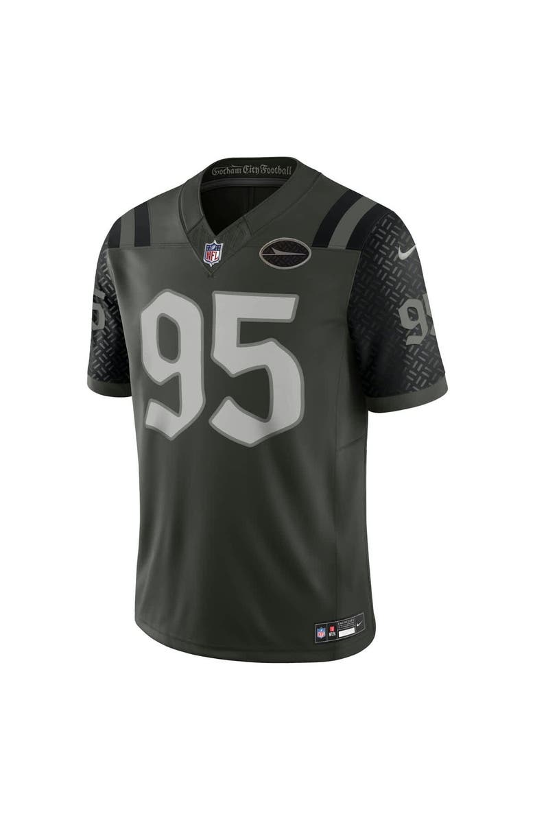 Nike Men's Nike Quinnen Williams Gotham Green New York Jets 2025 Rivalries Collection Limited Jersey, Alternate, color, Green