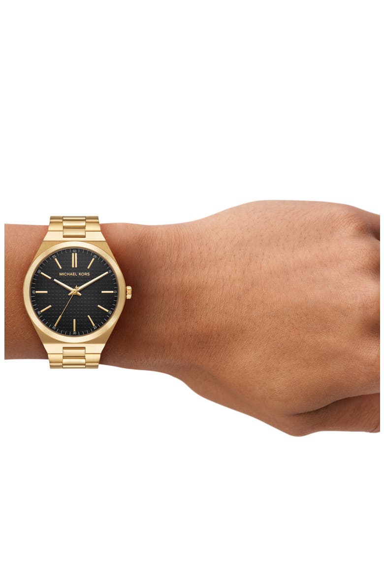 Lennox Bracelet Watch, 37mm, Alternate, color, GOLD
